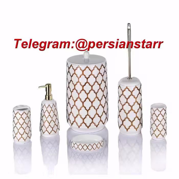 سرویس بهداشتی کنتراست 6 پارچه رزین 