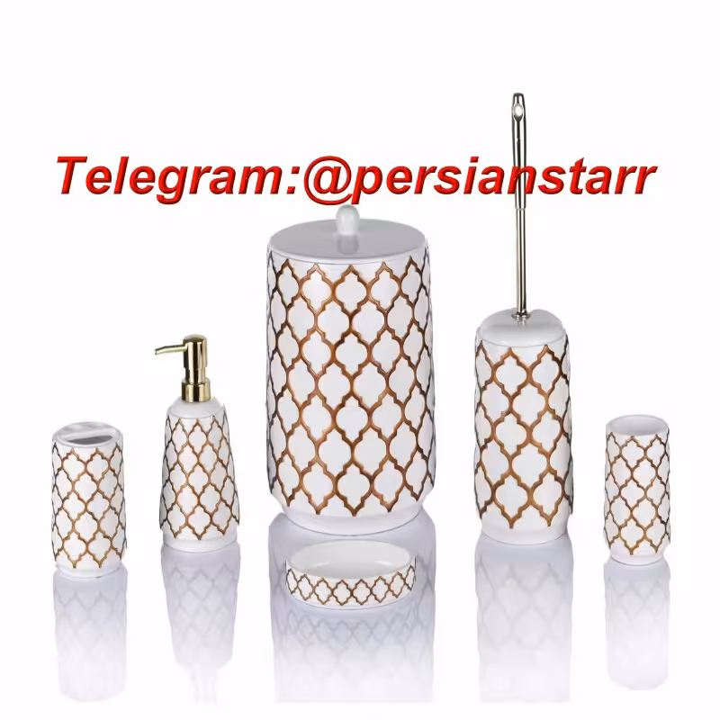 سرویس بهداشتی کنتراست 6 پارچه رزین 