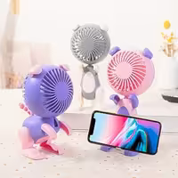 پنکه شارژی و هولدر موبایل