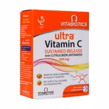 قرص اولترا ویتامین C 500 میلی گرم ویتابیوتیکس 60 عدد