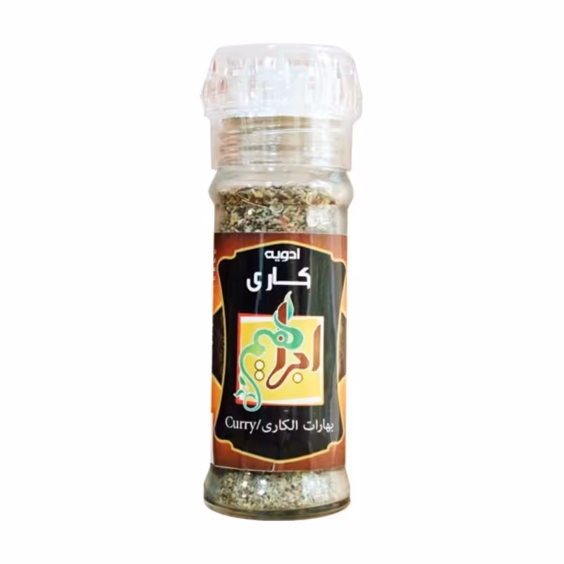 ادویه کاری گرانول (آسیاب نشده) با درب گریندر 30 گرمی