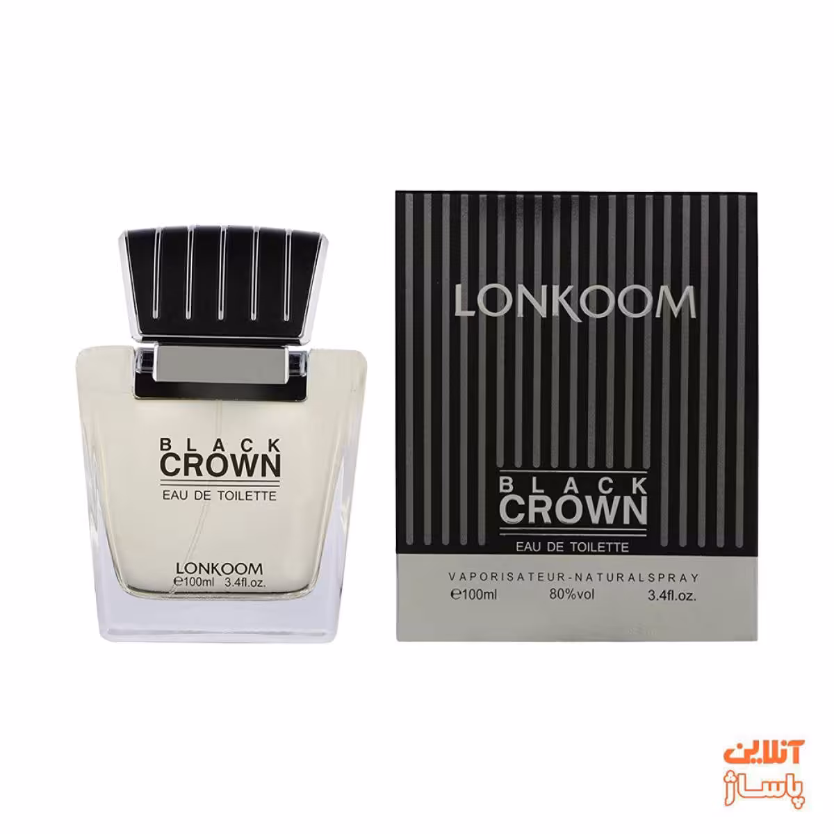 ادوتویلت مردانه لنکوم مدل Black Crown حجم 100 میلی لیتر
