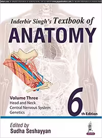 󾕇 دانلود کتاب Inderbir Singh'S Textbook Of Anatomy Head And Neck Neuroanatomy Genetics, 6th ed, 2016 - دانلود کتاب های دانشگاهی