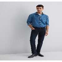 شلوار جین آبی مردانه مشکی هانتر 0020234818 Mavi