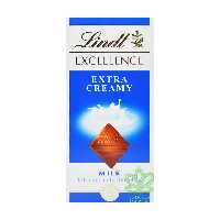 شکلات شیری اکسترا کرمی 100 گرم لینت - lindt