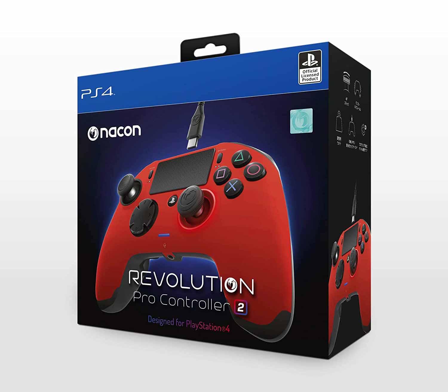 کنترلر قرمز NACON Revolution PRO Controller V2 Red
