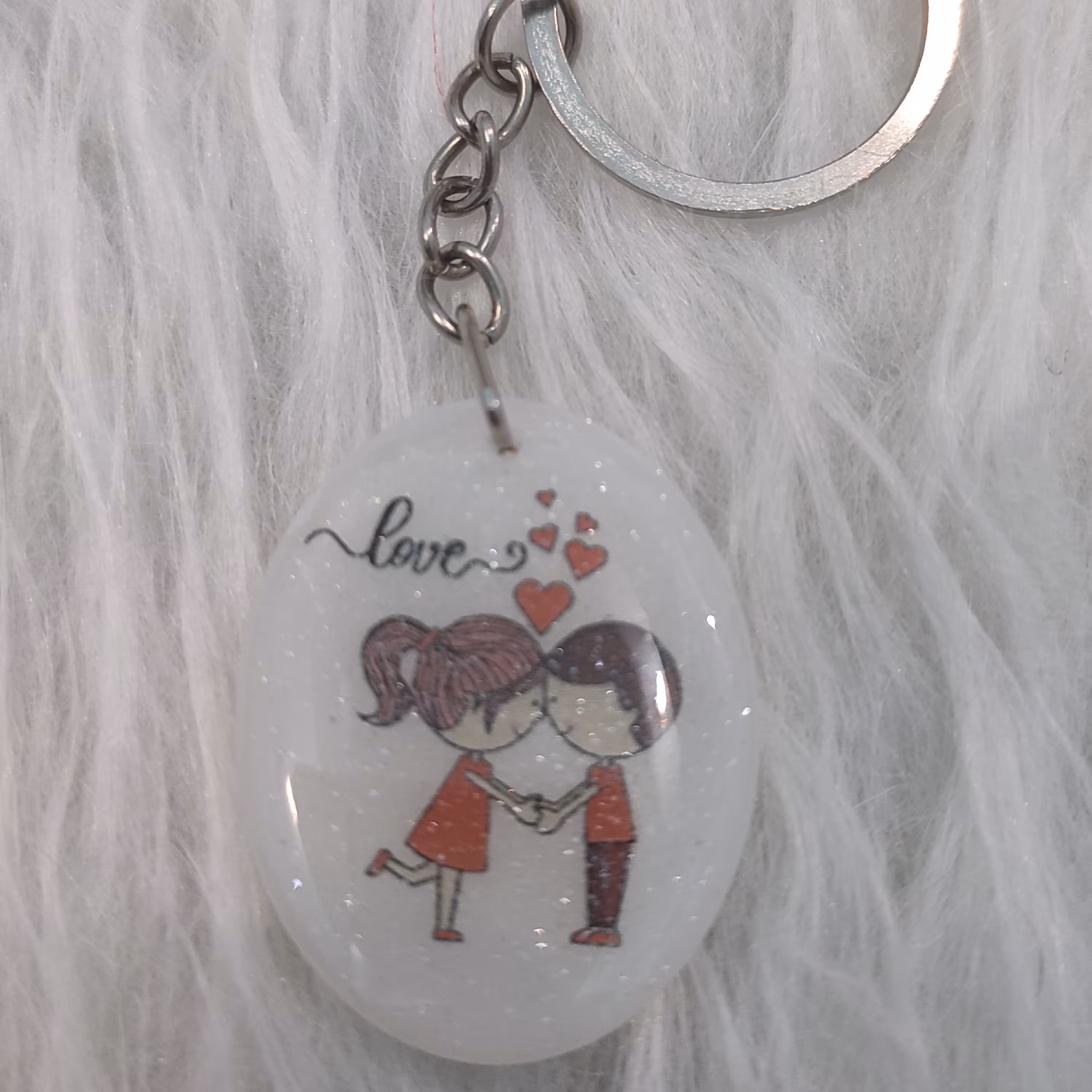 جاکلیدی رزینی با طرح فانتزی عاشقانه،شیک و خاص