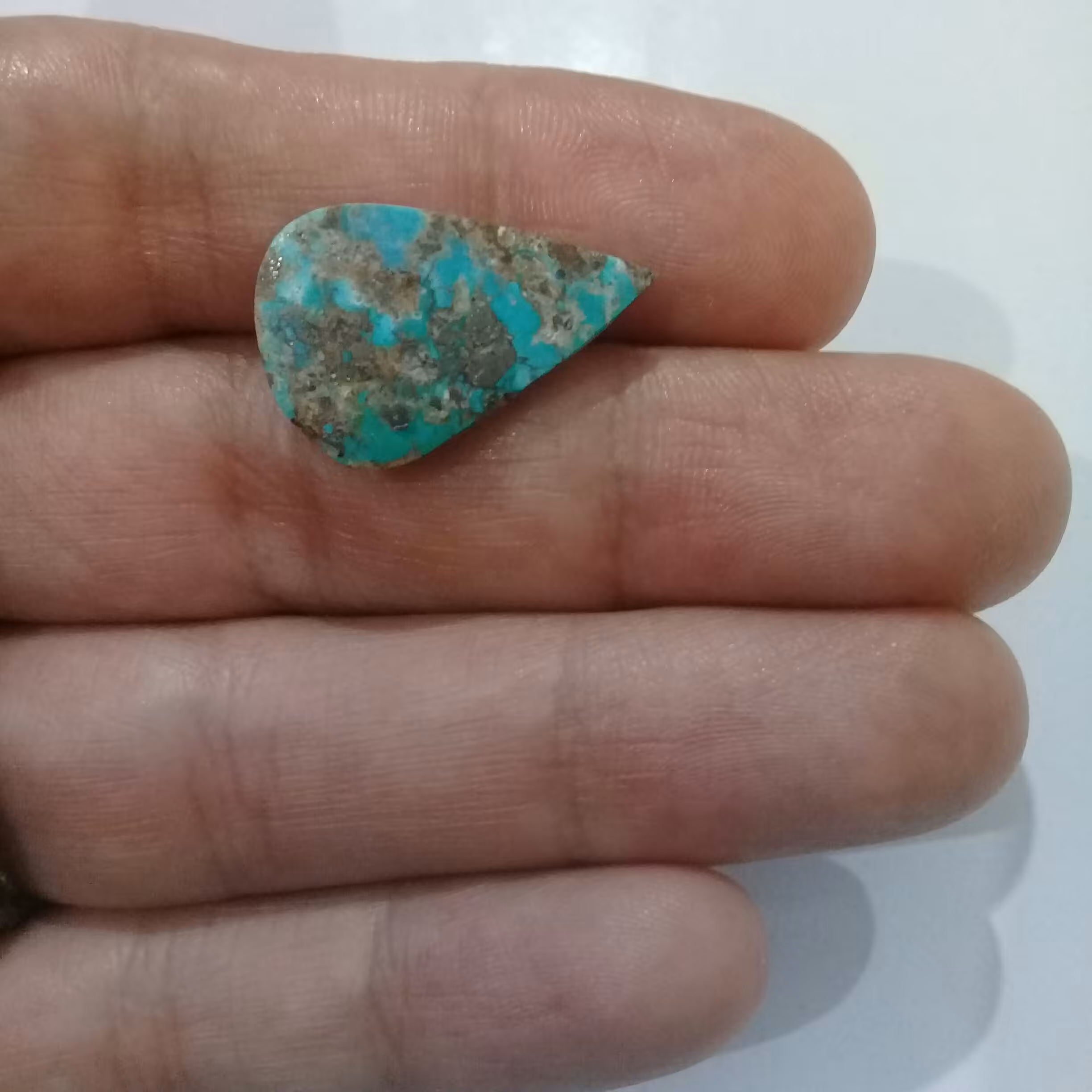 فیروزه نیشابور  درشت،اشکی