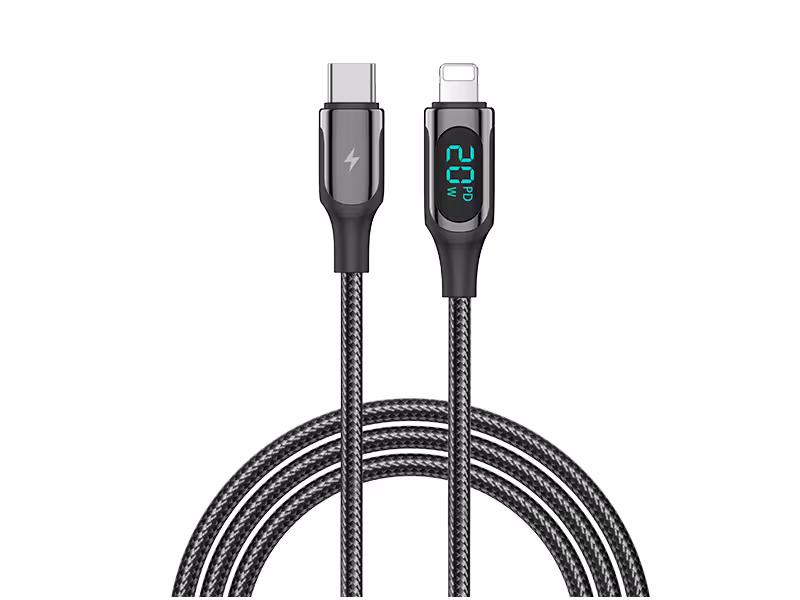 کابل تایپ سی رسی به لایتنینگ فست شارژ RECCI RTC-P10CL PD 20W FAST CHARGING CABLE 1M