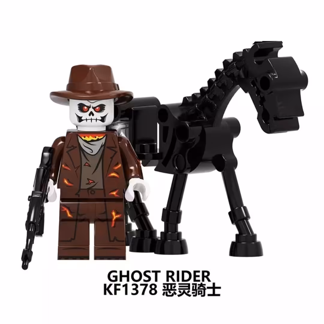 لگو گوست رایدر خاص با اسب