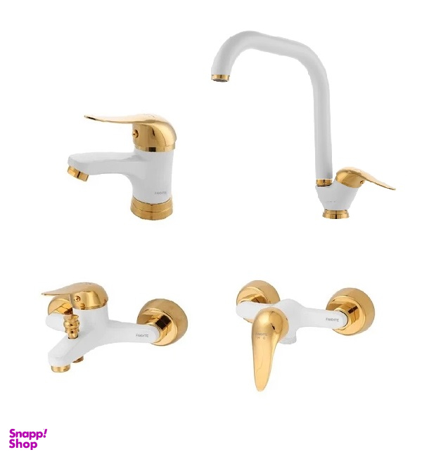 ست شیرآلات فاخته مدل زحل کد ST مجموعه 4 عددی