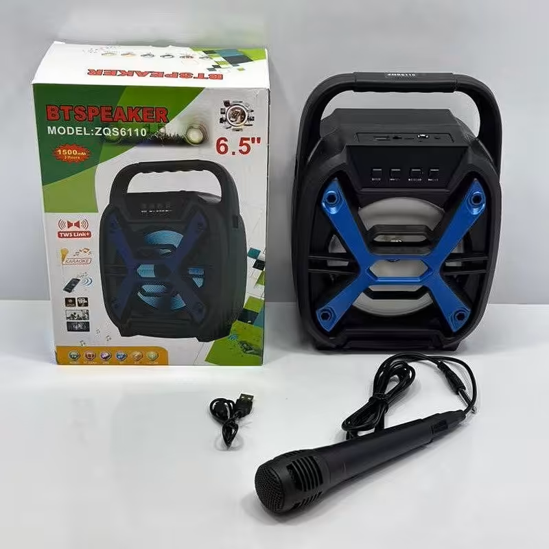 اسپیکر   بلوتوث  فلش  قابلیت  اتصال میکروفون  مدل ZQS 6110