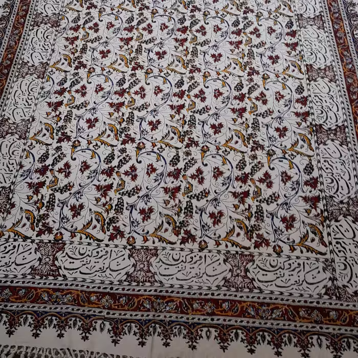 سفره قلمکار چهار متری عرض 120سانت