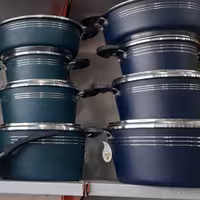 سرویس قابلمه 7پارچه در چند رنگ زیباداخل چندلایه زنبوری