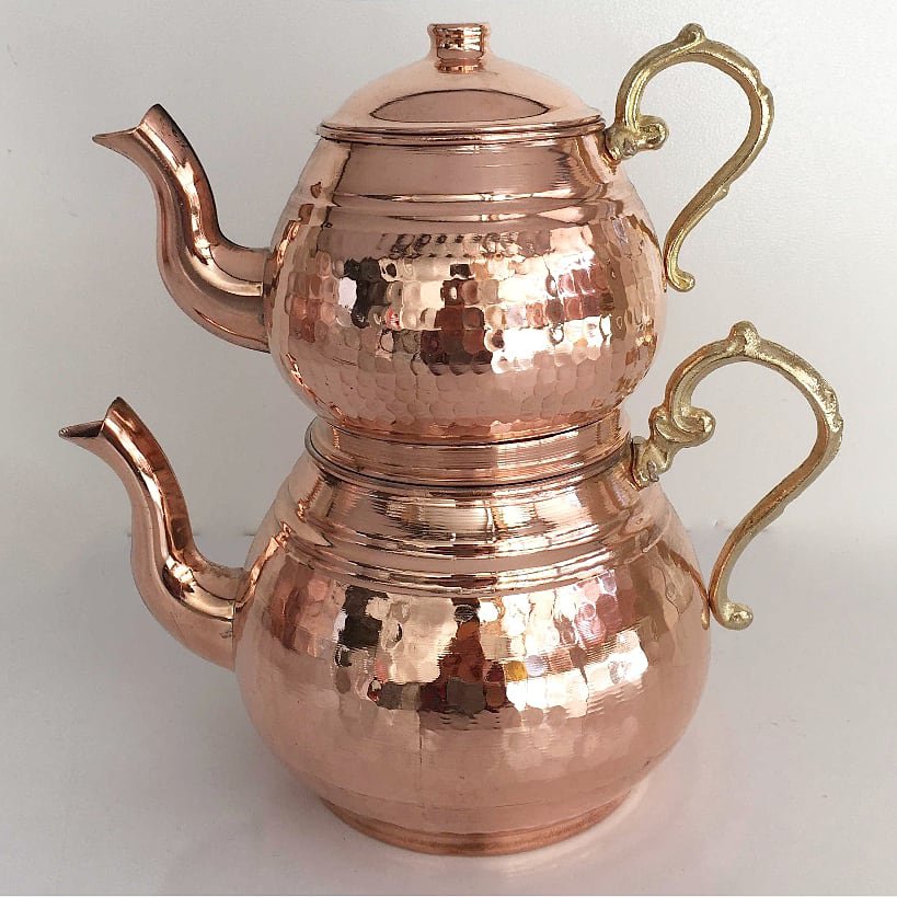 کتری و قوری مسی