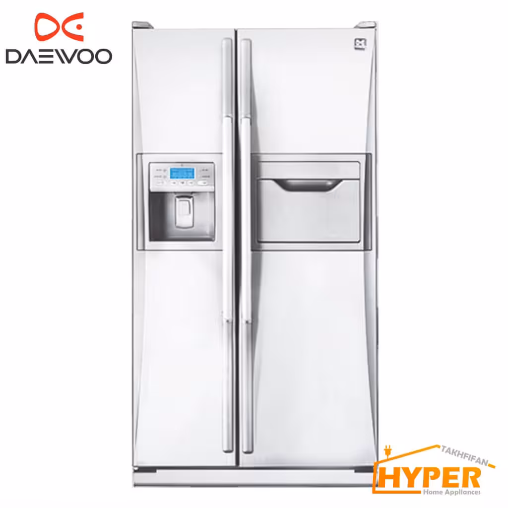 یخچال فریزر ساید بای ساید دوو FRS-L3011 سفید چرم