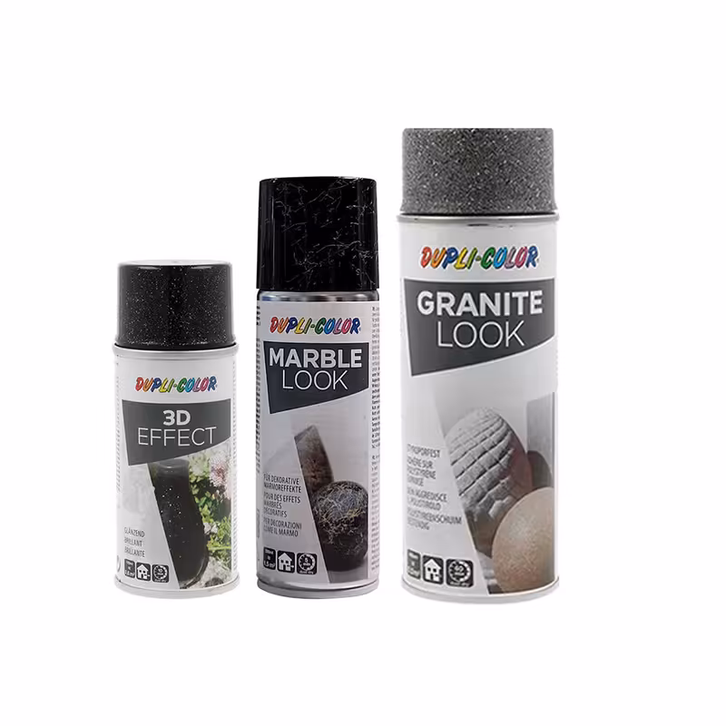 اسپری گرانیت خاکستری و اسپری مرمر طلایی و اسپری افکت سه بعدی دوپلی کالر مدل gmd3 حجم 400 میلی لیتر
