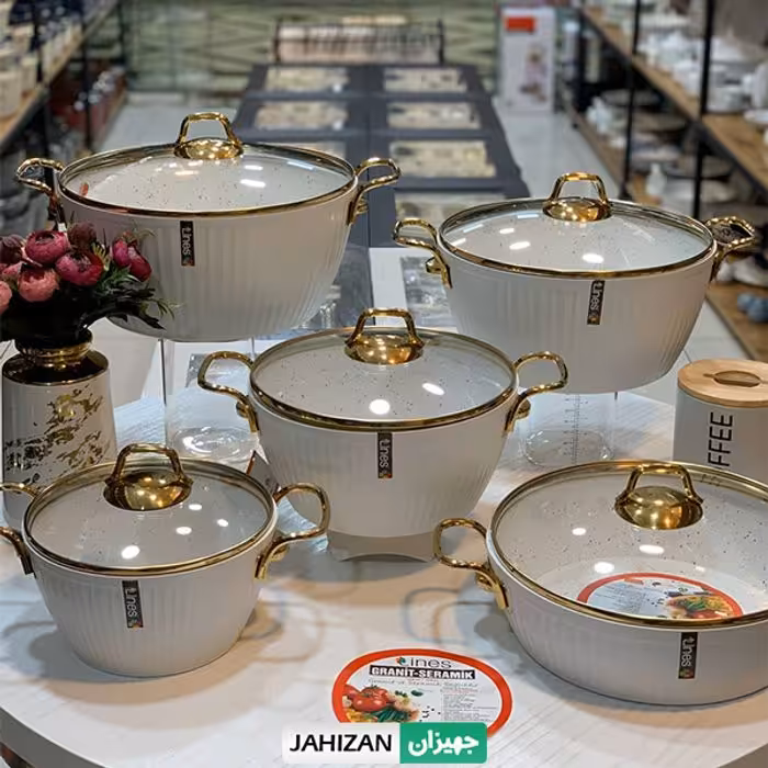 سرویس قابلمه 10پارچه لاینز Lines (ترک)