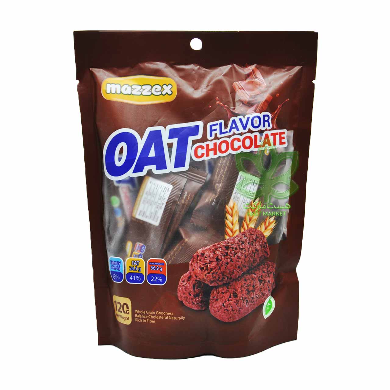 شکلات غلات شکلاتی 120 گرم اوت چوکو ( شوکو ) مزکس - oat choco