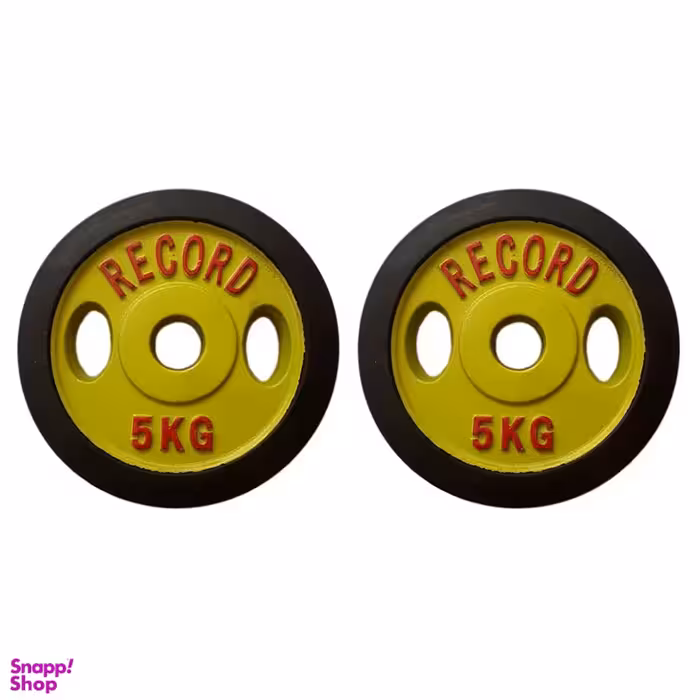 وزنه هالتر خانگی 5 کیلویی مدل R5 بسته دو عددی