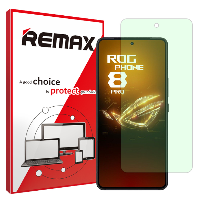 گلس ایسوس ROG Phone 9 Pro مدل گرین لایت برند ریمکس کد S