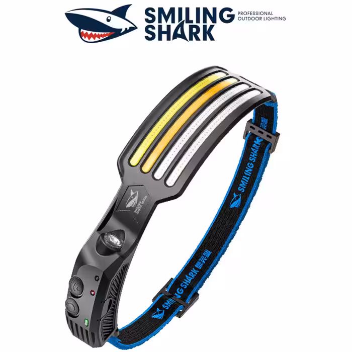 هدلایت شارژی با روشنایی القایی اسمایلینگ شارک TD-0123D