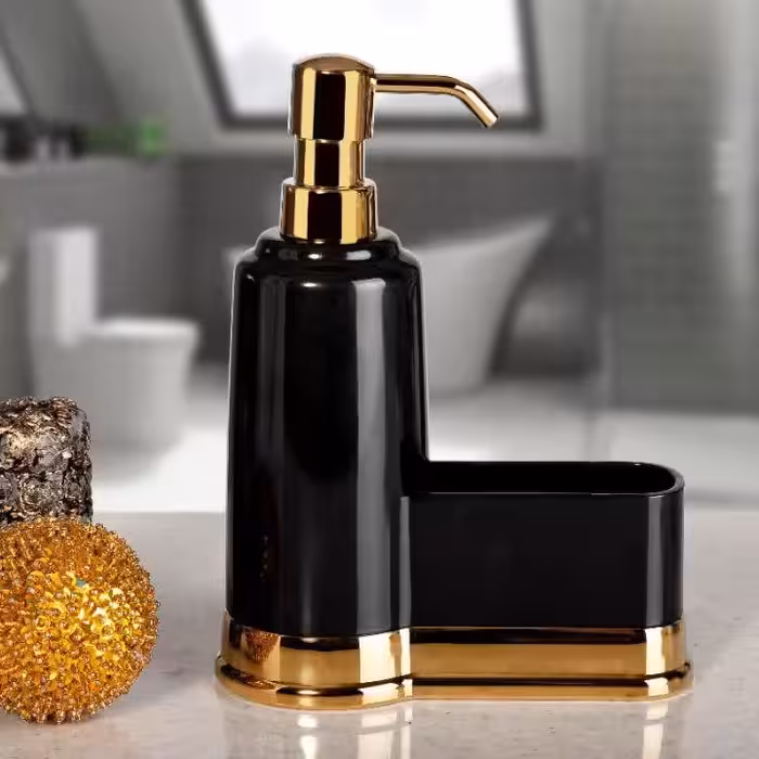 جامایع اسکاچ لوکس فانتزی جا مایع سفید طلایی و مشکی طلایی