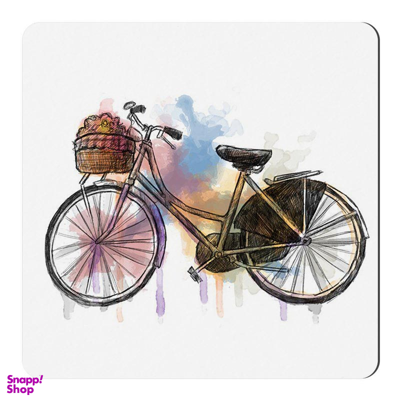 مگنت صباطرح مدل نقاشی آبرنگی دوچرخه کد M697