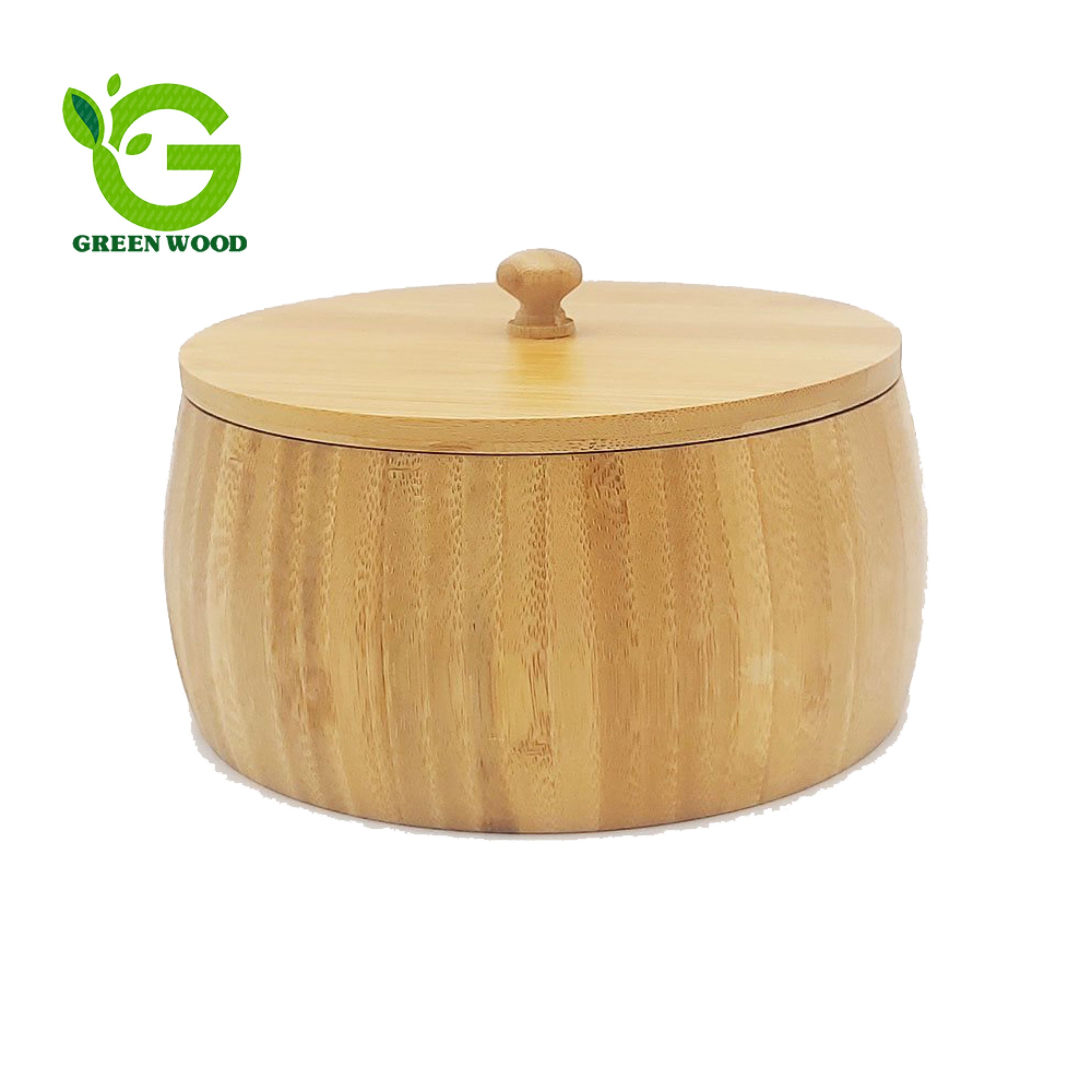 ظرف شکلات خوری چوبی بامبو ظروف سرو و پذیرایی  - ظرف اردو مدل D17 کد Gw52601002