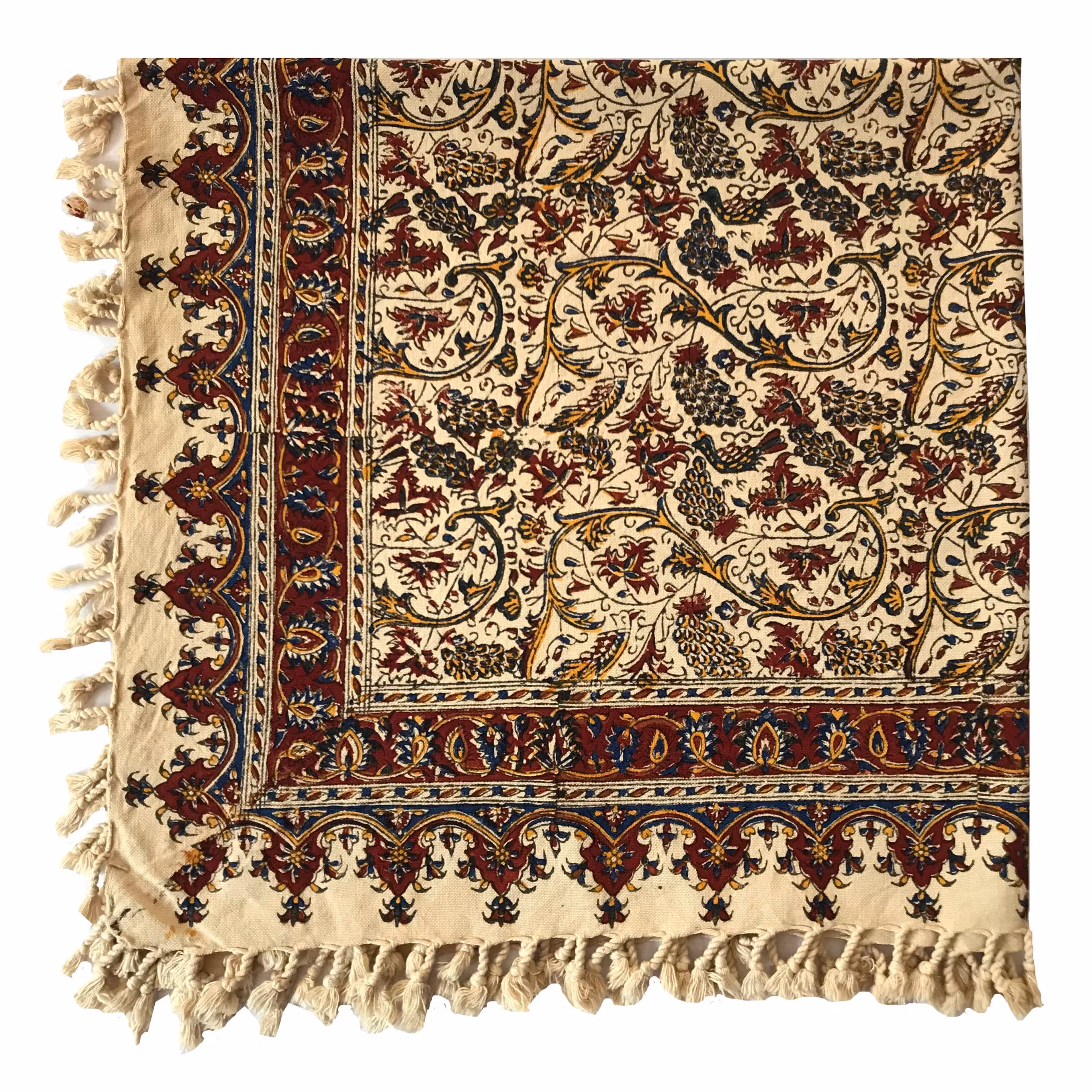 سفره یا رومیزی قلمکاری اصفهان طرح انگوری