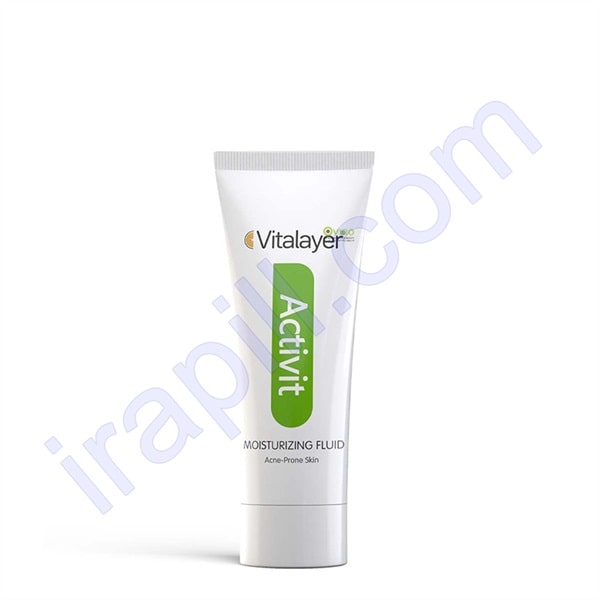 لوسیون فلوئید مرطوب کننده پوست چرب اکتی ویت ویتالیر 40 میلی لیتر