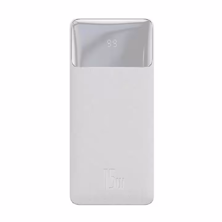 قیمت و خرید پاور بانک بیسوس 15 وات مدل Bipow display digital PPBD050002 با ظرفیت 10000 میلی آمپر ساعت