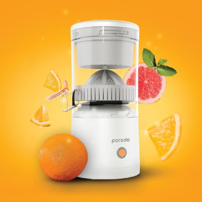 آبمیوه گیر مرکبات گیر قابل حمل بی سیم پورودو مدل Porodo Portable Cordless Juicer