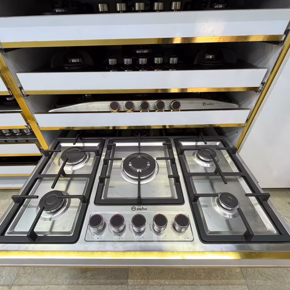 اجاق گاز صفحه ای پاپیتال استیل مدل بوش 