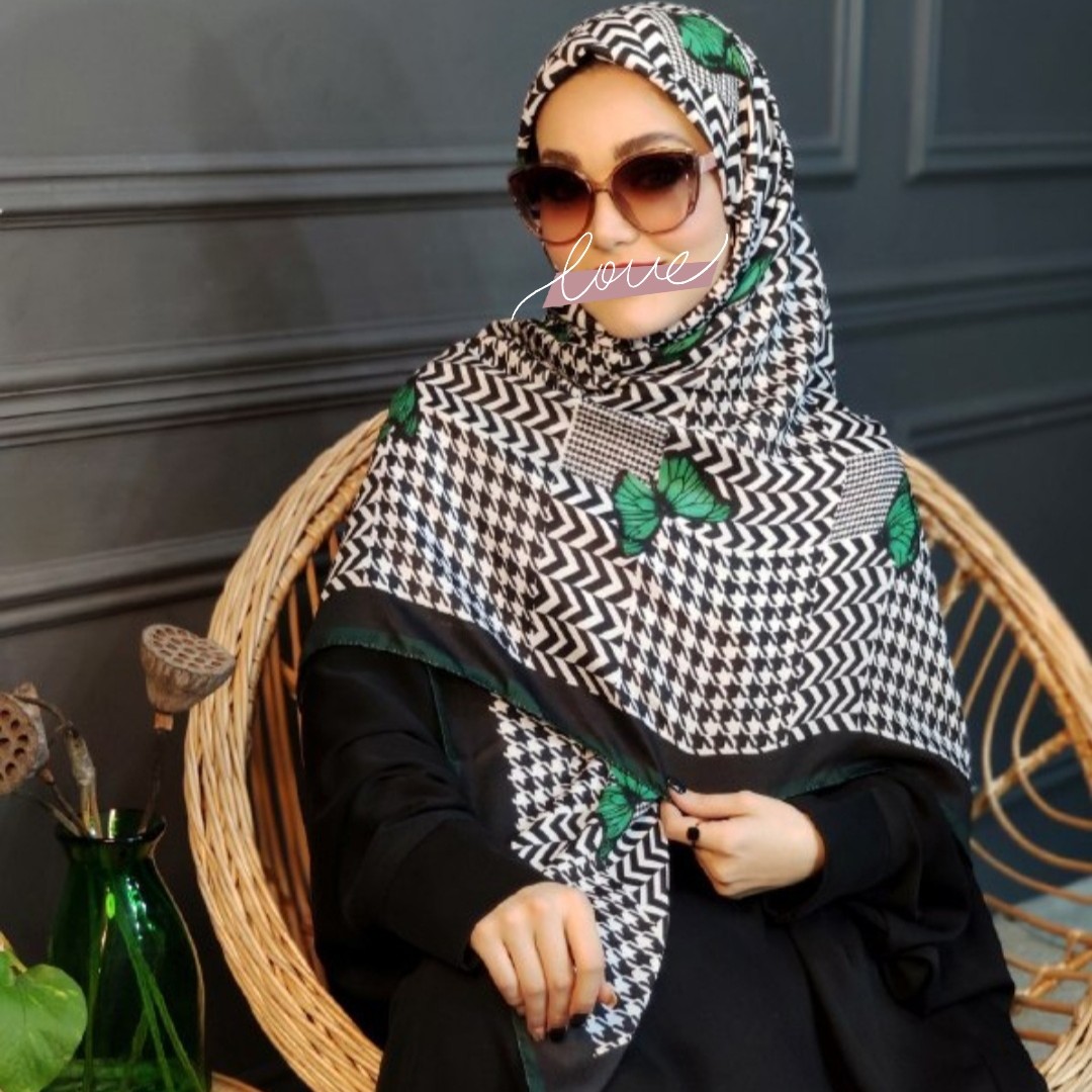 روسری سوپر نخ طرح پیچازی