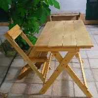 میزوصندلی باغی تک نفره