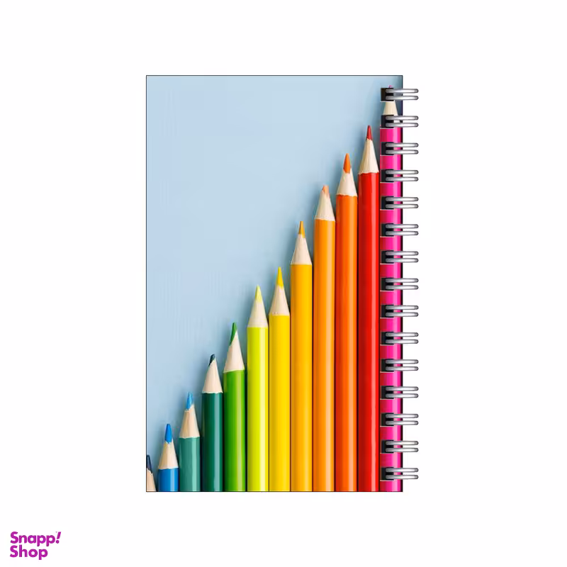 دفترچه یادداشت ۶۰ برگ مدل To Do List طرح مداد رنگی به ترتیب قد کد 9442022
