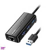 هاب 3 پورت USB 3.0 با پورت LAN یوگرین 20265