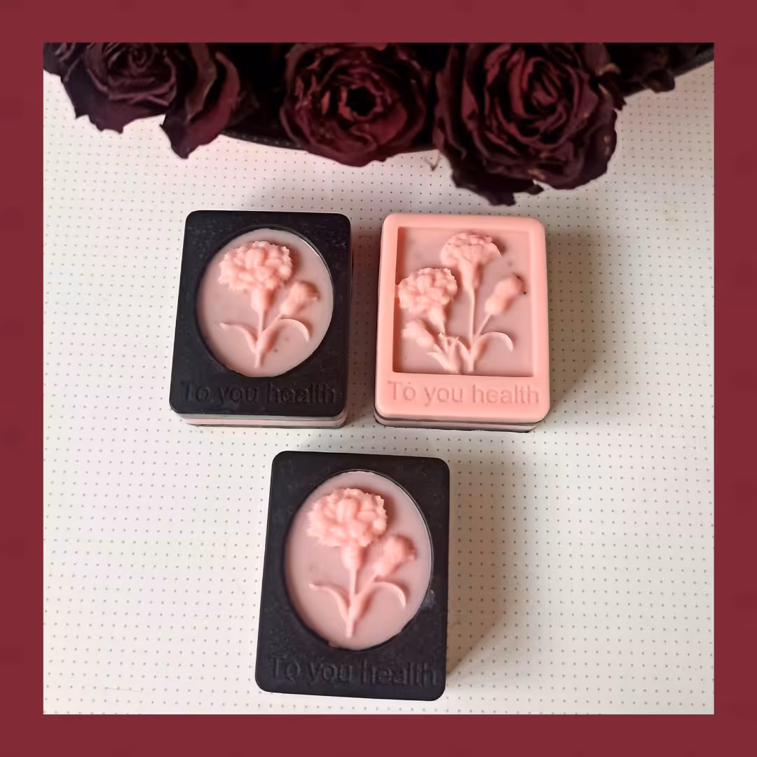 صابون گلسرخ و زغال اکتیو 