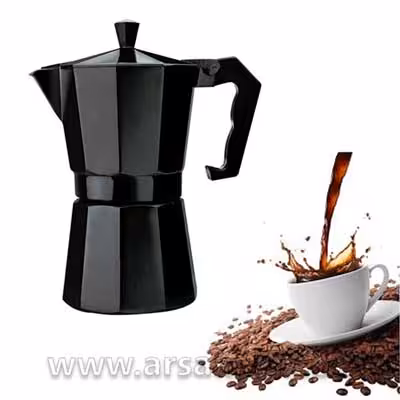 اسپرسو ساز 6 کاپ مشکی Moka