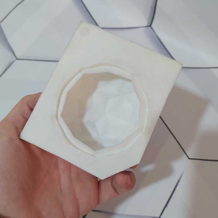 قالب سیلیکونی شرکتی الماس قطر 7سانت