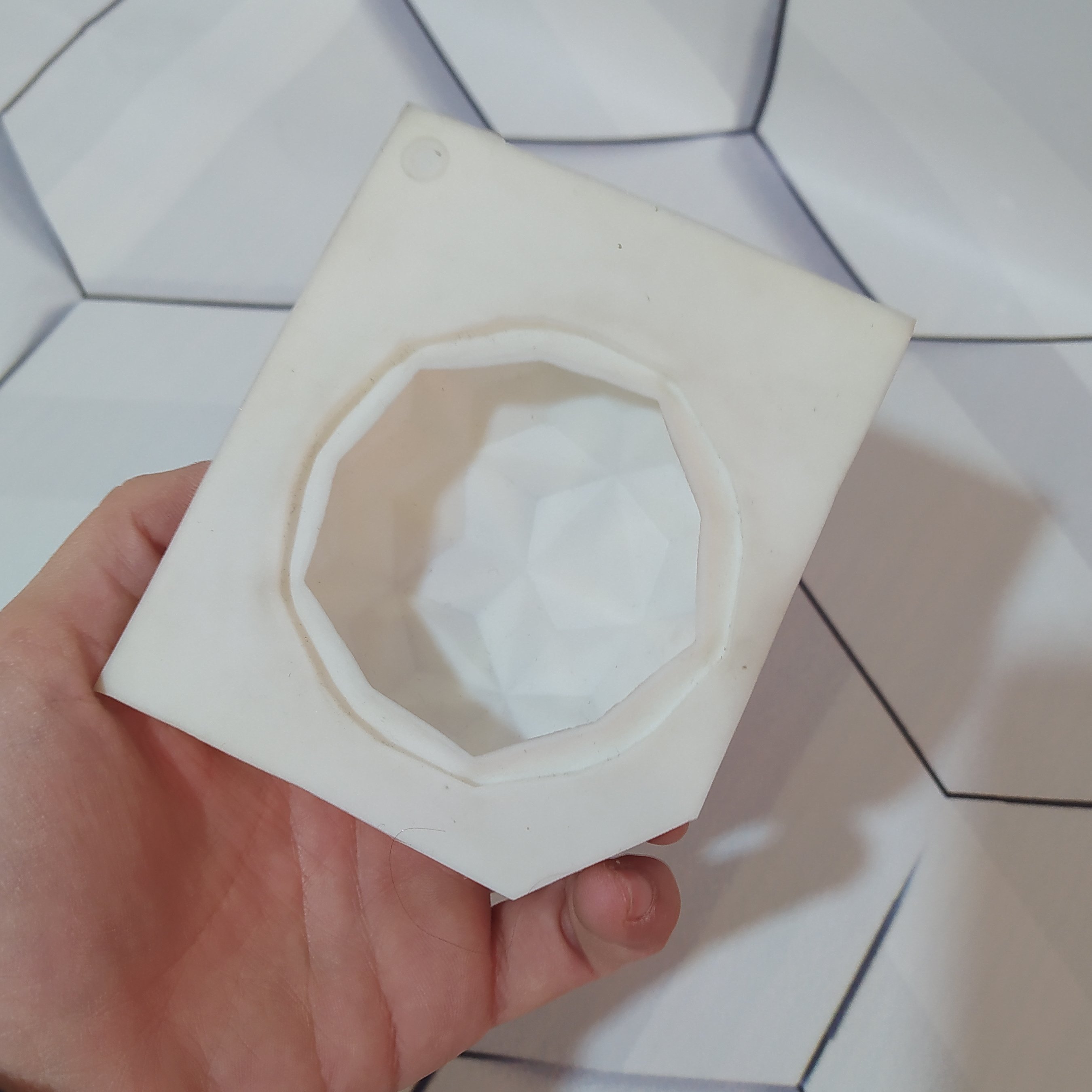 قالب سیلیکونی شرکتی الماس قطر 7سانت