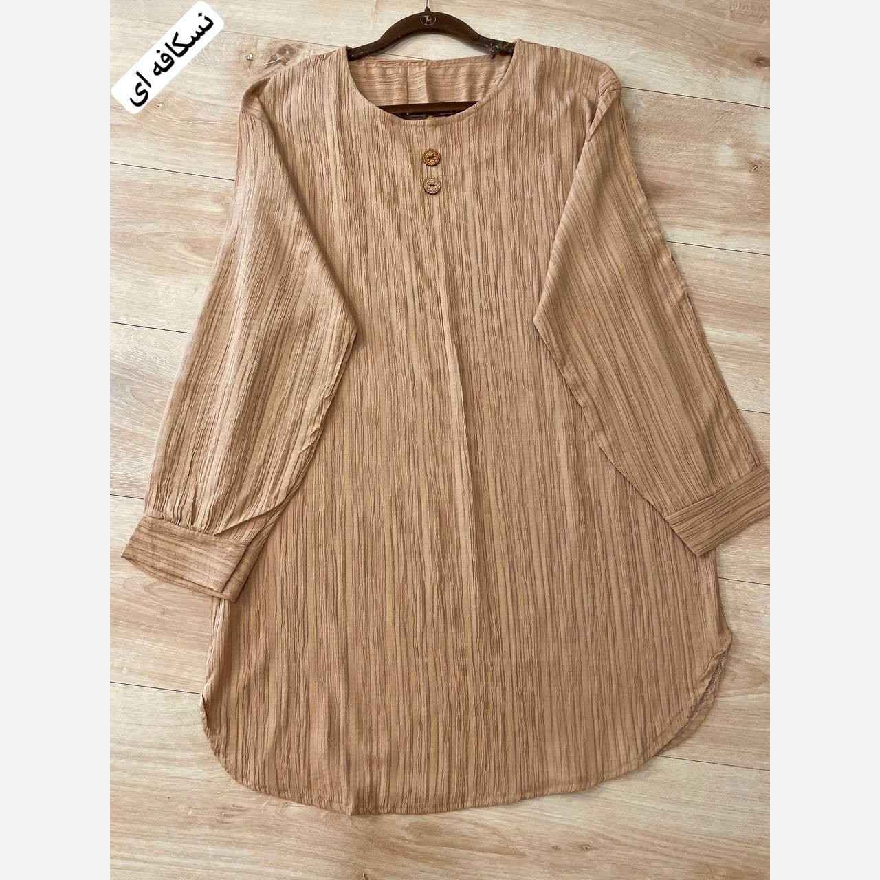 شومیز مانتویی زنانه تابستانه جلو بسته اسپرت بهاره