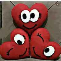 کوسن  قلب نمدی