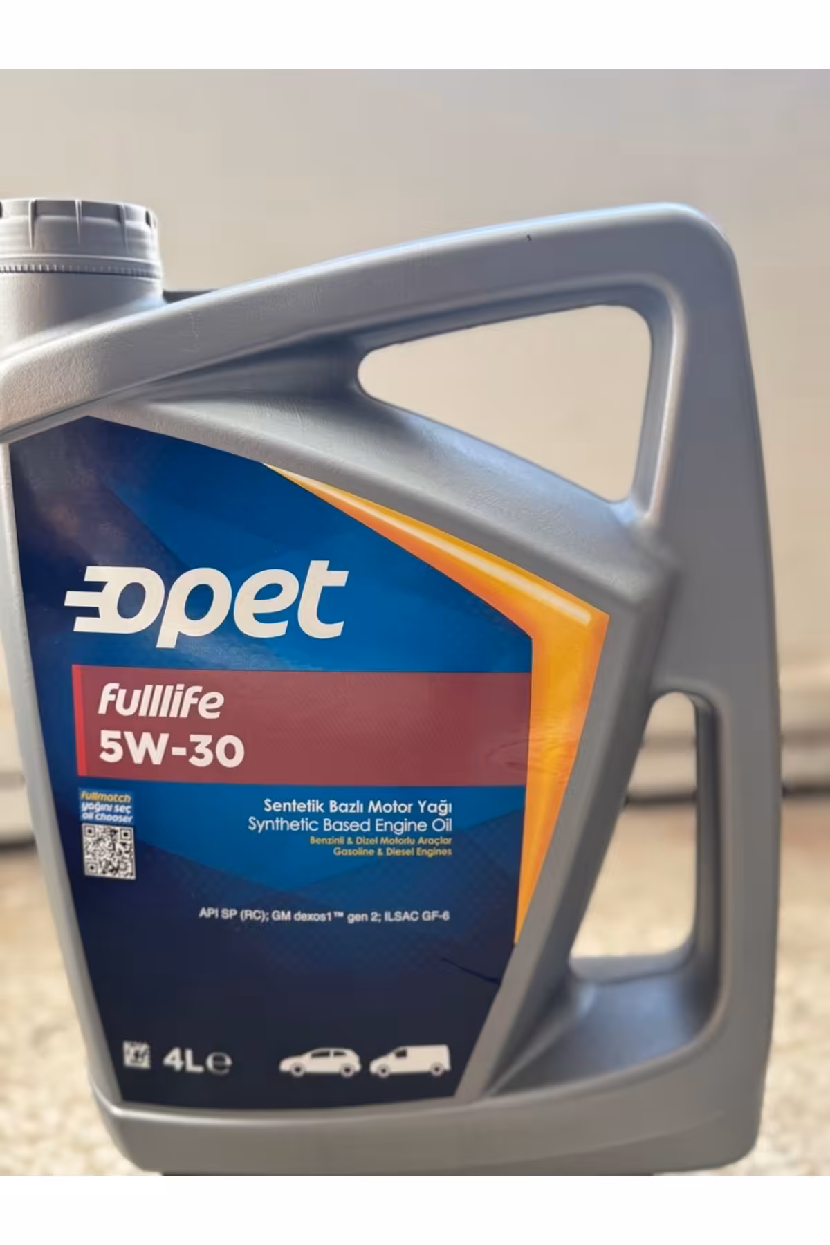 روغن و مکمل موتور 5W30 بنزین کامل دیزل 4LT Opet