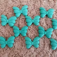 پیکسل خمیری پروانه با رنگ بندی خرازی گلسرسازی تزیینات خرجکار