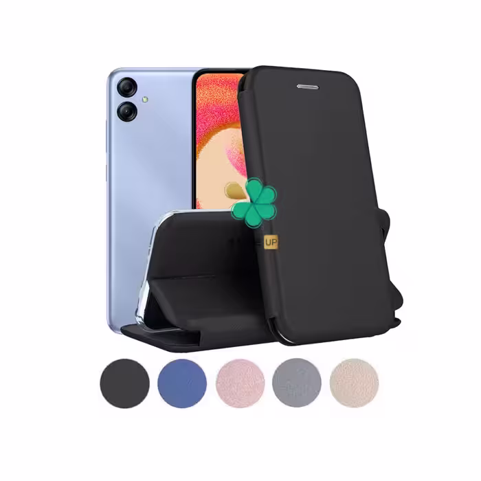 کیف گوشی چرمی کلاسوری مناسب سامسونگ Galaxy A04e