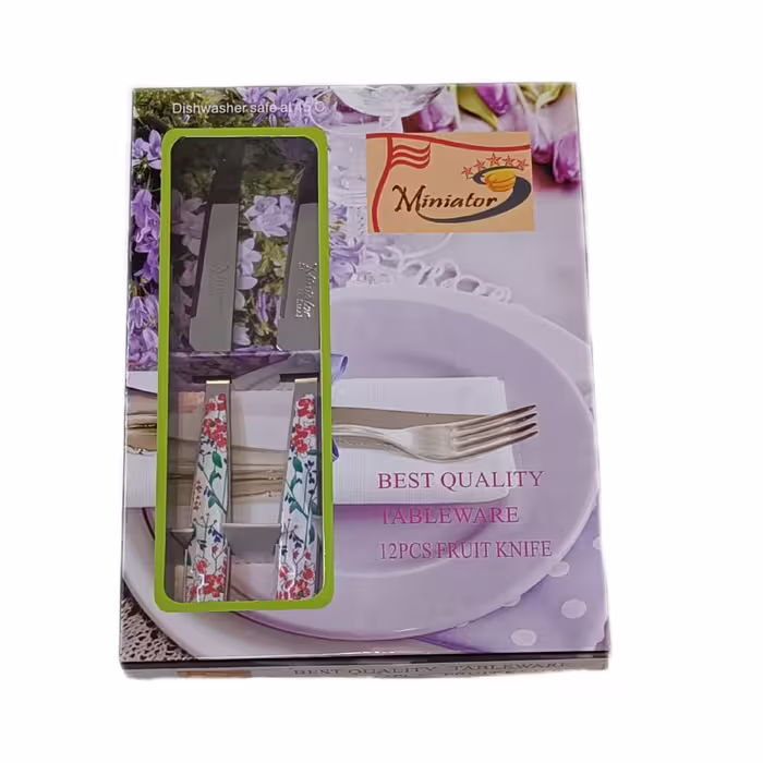 کارد میوه خوری مینیاتور کد G13 بسته 12 عددی