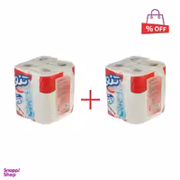 دستمال کاغذی حوله‌ای تنو بسته 4 عددی مجموعه 2 عددی
