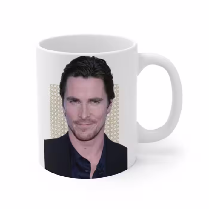 ماگ طرح کریستین بیل Christian Bale مدل NM1916